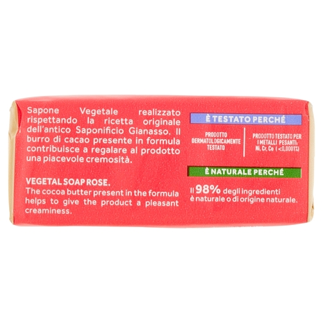 I Provenzali Saponetta Vegetale profumata alla Rosa 125 g